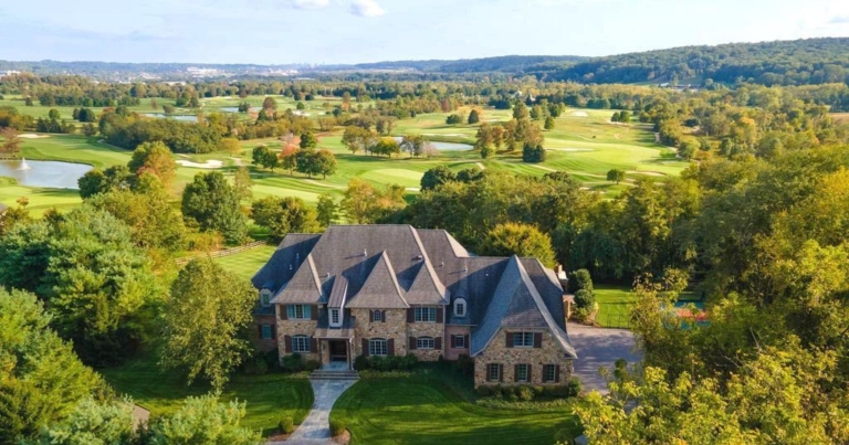 French Country Home Overlooking Hayfields Championship Golf Course in Maryland Listed at $4.2 Million
