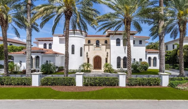 Fully Furnished Mansion in Royal Palm Yacht & Country Club, Boca Raton, Offered at $19.8 Million