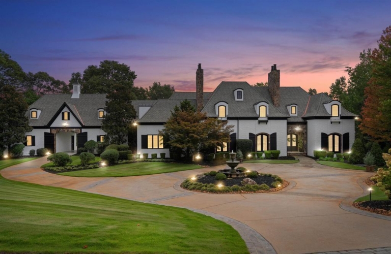 Luxurious French Country Estate by Renowned Architect Jack Arnold Listed for $3,850,615 in South Carolina