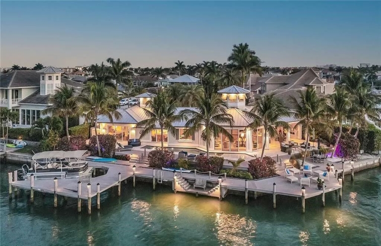 Luxurious Panoramic Views and Premier Boating Access on Marco Island’s Collier Bay Asks for $8 Million