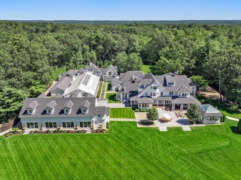 Serene Luxury: A Masterpiece Estate by Kistler & Knapp on 5.84 Acres in Massachusetts Offered at $21.5 Million