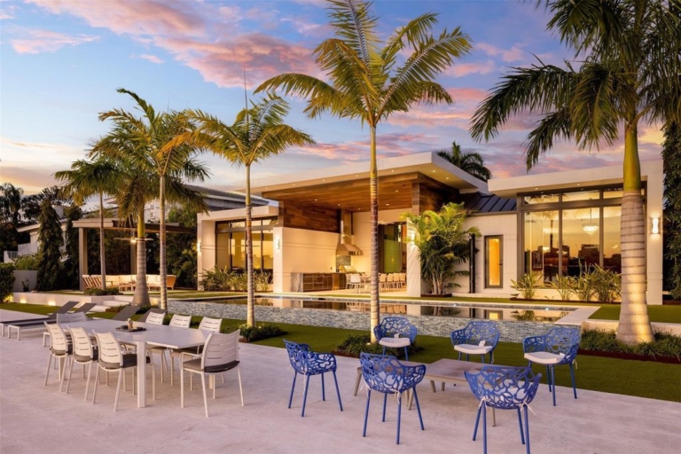 Sunrise Serenity: $15 Million Jewel of Modern Waterfront Luxury in Fort Lauderdale