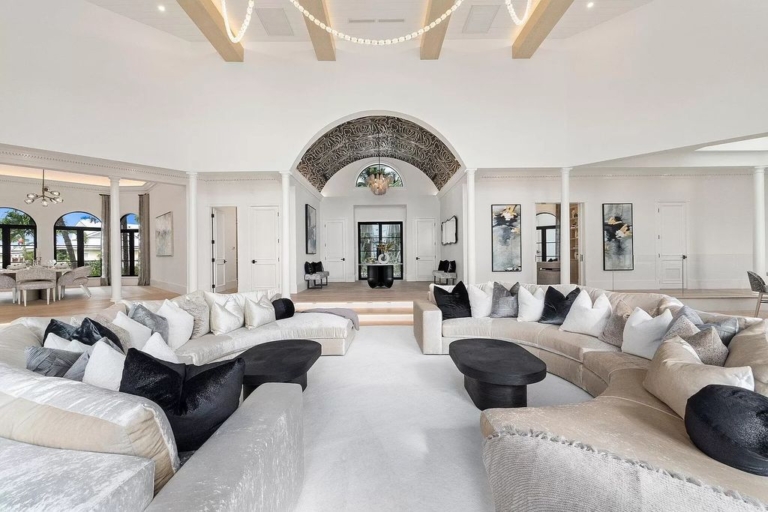 Unmatched Luxury Awaits at this 16.8 Million Estate with Private Dock