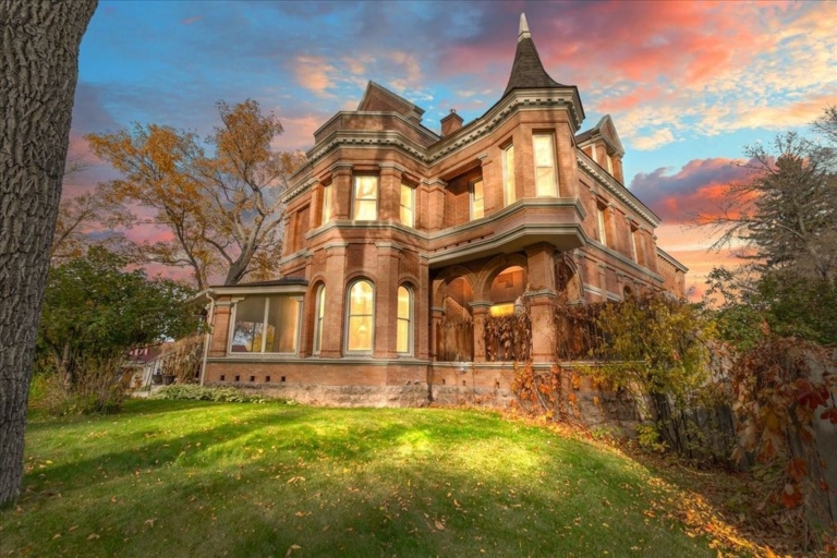 Victorian Splendor in Montana: Castle-Like Exterior Surrounds Ornate $2.2 Million Interior Haven