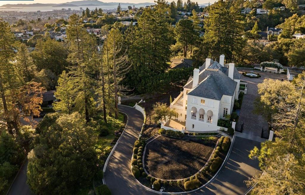 75 Glen Alpine Road Home in Piedmont, California. Step into luxury living at this stunning chateau in Piedmont, boasting breathtaking views of San Francisco Bay and the city skyline. 