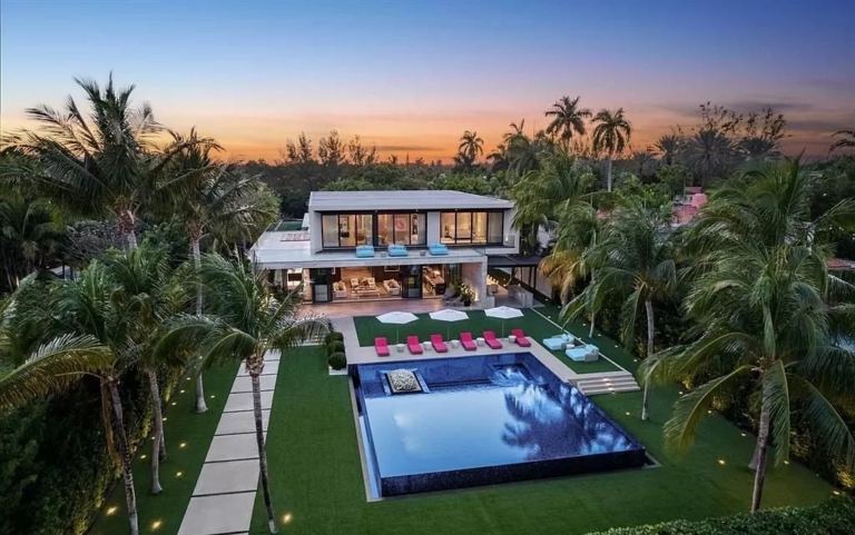 A Rare $40 Million Retreat of Luxury Living and Tranquility on Coveted Pine Tree Drive, Miami Beach