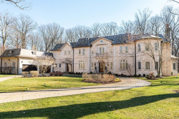 Lavish Living: Experience the Opulence of a French Chateau Estate in Illinois Priced at $3,395 Million