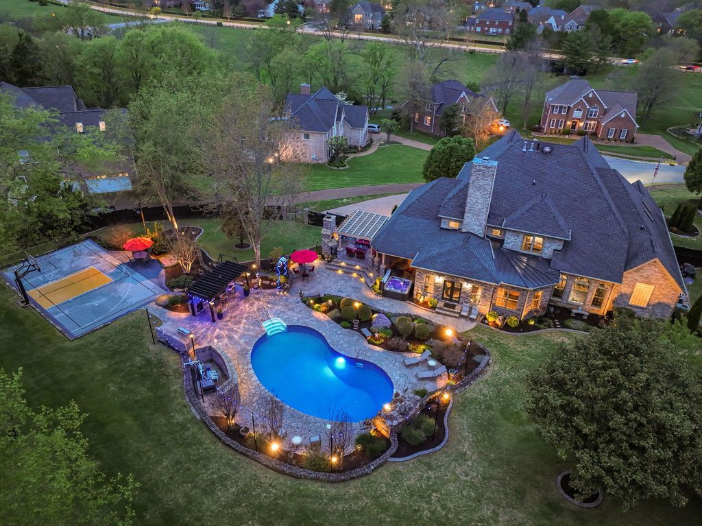 Luxurious Franklin Retreat with Stunning Backyard Oasis Listed at $2.4 Million