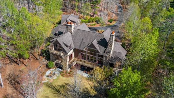 Serene Haven on Georgia’s Lakefront: Luxury Retreat with Elite Amenities, Listed at $14.5 Million