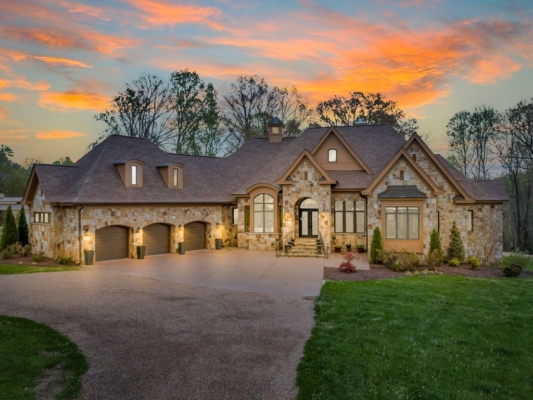 Stunning 33-Acre Custom Stone Estate in Tennessee Available for $2.5 Million