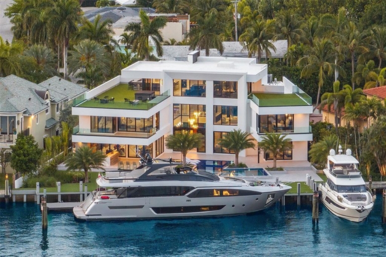 Newly Constructed Waterfront Estate with Unobstructed Intracoastal Views in Fort Lauderdale Asking for $39,500,000