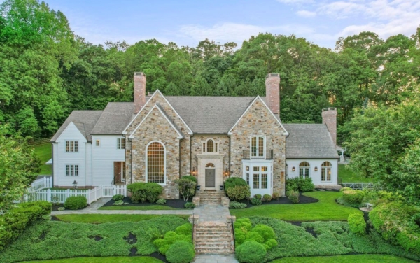 English Charm on 10.7 Acres in Chester Springs Countryside, Pennsylvania Offered at $2,995,000