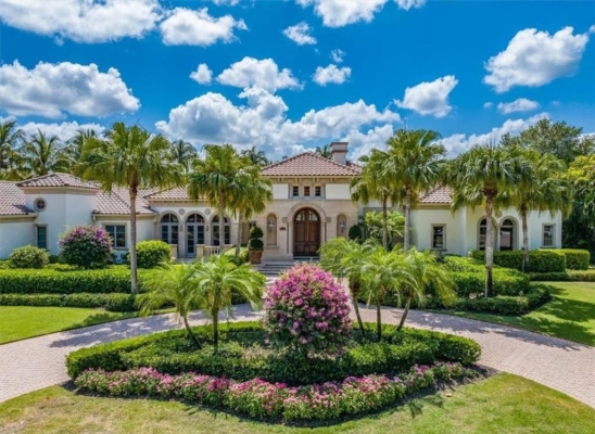 Exquisite Lake and Golf Course View Home in Naples, Priced at $10.8 Million