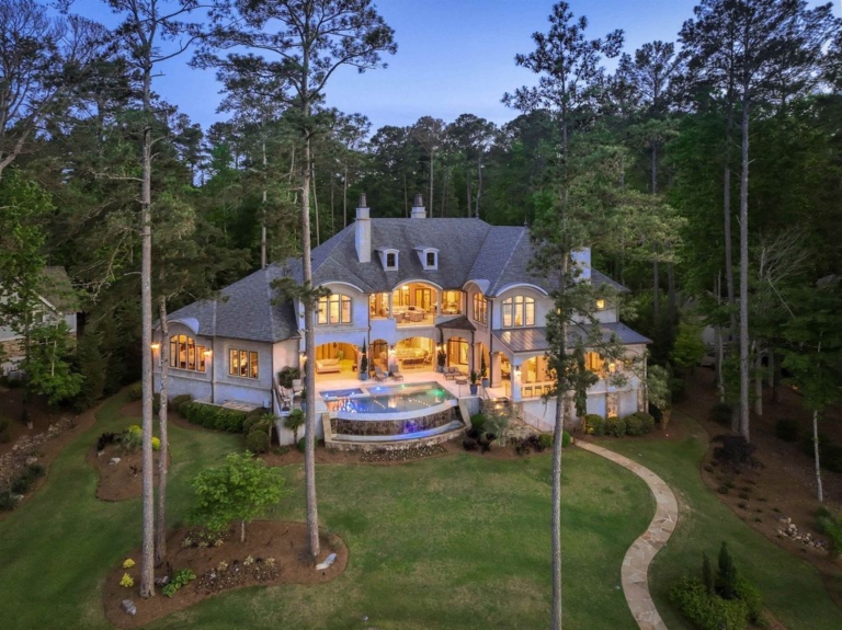 Indulge in Lakeside Luxury: Magnificent Resort-Style Estate in Georgia Hits Market for $10.2 Million