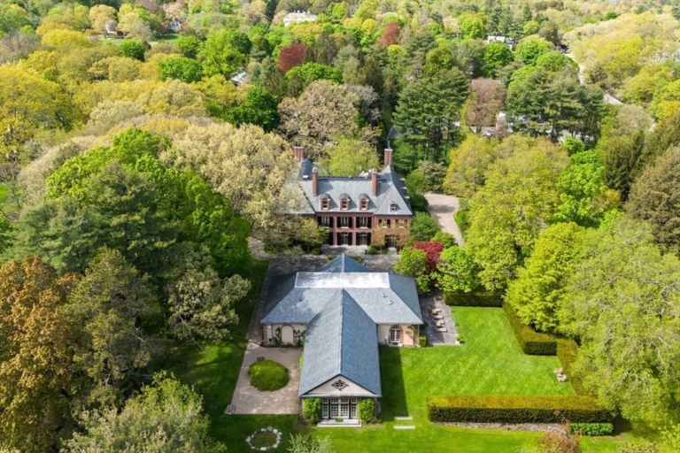 Magnificent Georgian Revival Mansion by William Truman Aldrich in Massachusetts Listed for $24.5 Million