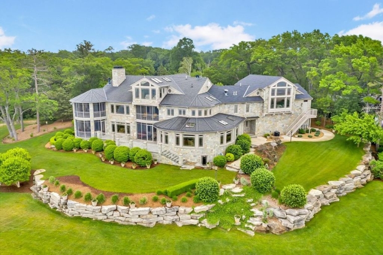 Michigan Oasis: Elegant Estate on 1.7 Acres with Stunning Water Views Offered at $3.5 Million