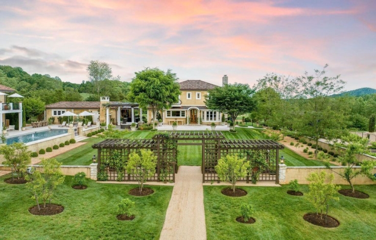 Monte Ventoso, an Exquisite Italian Villa Oasis in Madison, Virginia, Priced at $8.95 Million