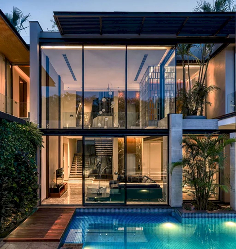 Pool House, Modern Architectural Marvel by DADA Partners