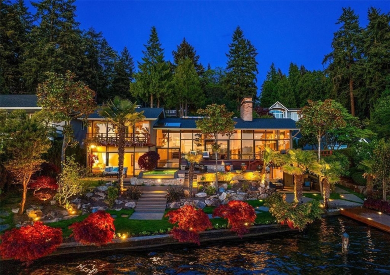 Sanctuary by the Lake: Roland Terry’s Masterpiece on Lake Washington Lists for $10,588,000