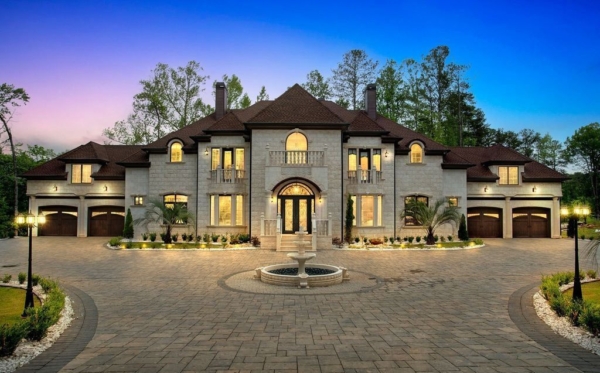 Step into Opulence: Stunning Stone and Brick New Build Hits Market at $5,962,600 in Georgia
