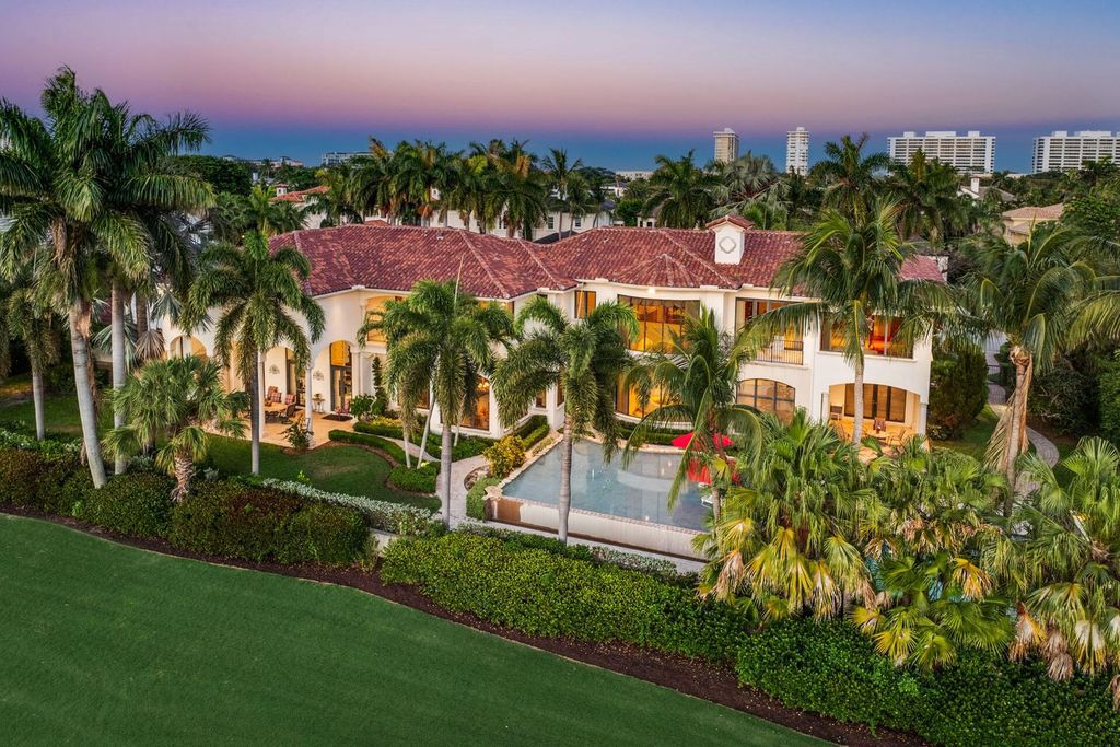 Stunning $13.5 Million Double-Lot Golf Course Estate in Prestigious Royal Palm Yacht & Country Club, Boca Raton