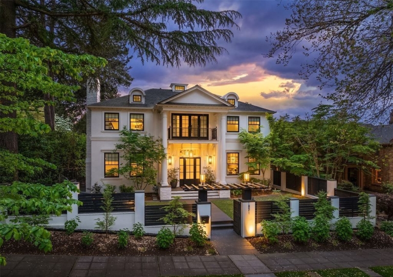 Timeless Elegance: Luxurious Neoclassical Home in Washington Offered at $5,595,000