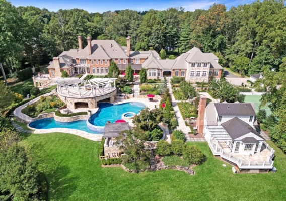 Edgehill Estate: Classic All-Brick Colonial on 11 Acres for $15 Million