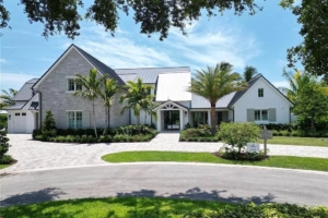 Elegant $11.5 Million Modern Farmhouse with Luxury Finishes in Desirable Pelican Bay, Naples