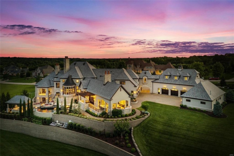 European Estate in Missouri by Architect Dave Schaub & Builder Mike Bozich Listed for $10.89 Million