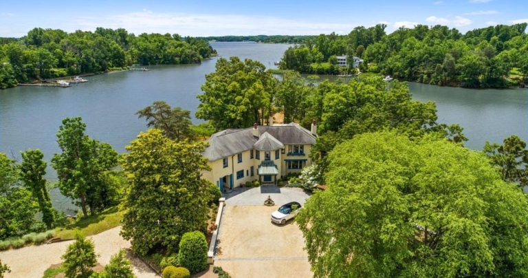 Exclusive Annapolis Estate ‘Davis Point’ Offers Unparalleled Privacy and Beauty in Maryland for $4,898,000