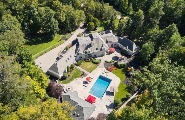 Exquisite French Provincial Style Home Enhanced by Steve Moore Construction in Ohio Listed for $3,995,000