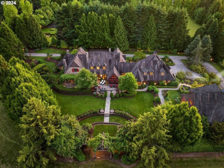 French Norman-Inspired Estate in Oregon, Designed by Portland Architect Jeffrey Miller, Asking $4.5 Million