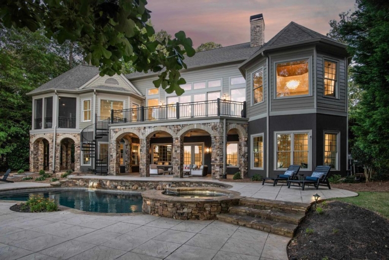 Georgia Lakefront Estate With State-of-the-Art Overhaul Listed for $6.2 Million