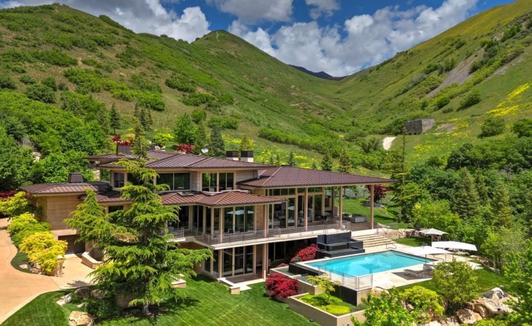 Lustrous Haven on the Edge: A Classically Modern Masterpiece in Utah Asks for $11.9 Million