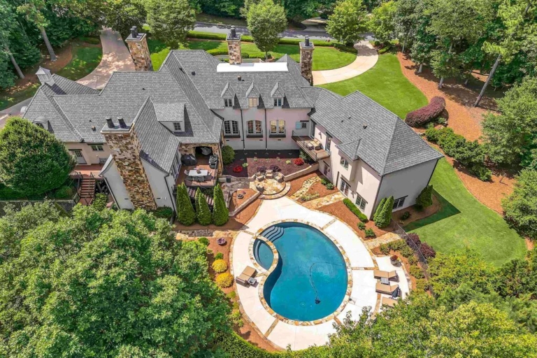 Luxurious European-Style Villa with Extraordinary Features Listed for $2.5 Million in South Carolina