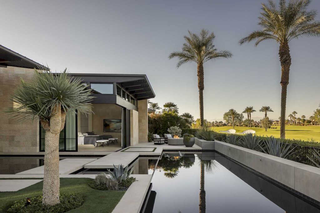 Palm Desert Retreat in Sunlit Elegance by Kor Architects