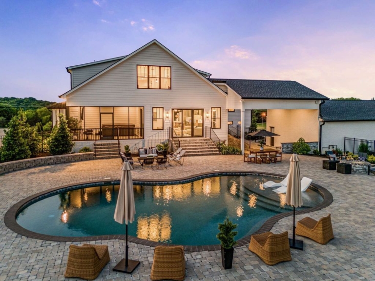 Serene Escape: Luxurious 5-Acre Retreat in Nolensville, Tennessee Priced at $2,695,000 for a Slice of Heaven