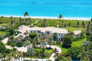 Stunning $37.5 Million Mediterranean Oceanfront Estate with Private Beachfront in Sailfish Point, Stuart