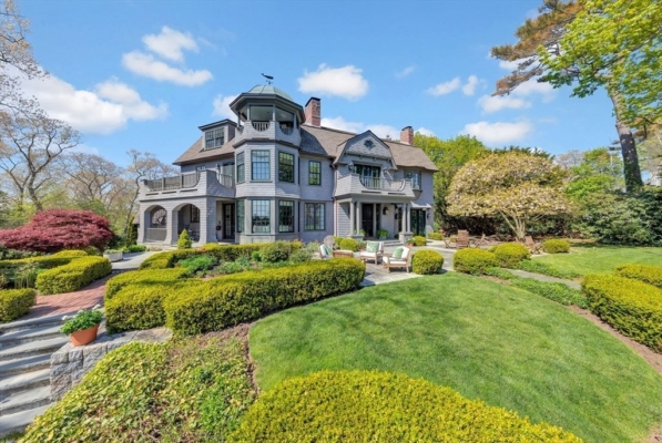 Stunning Shingle-Style Residence with Outer Harbor and Island Views in Massachusetts Listed for $8.2 Million