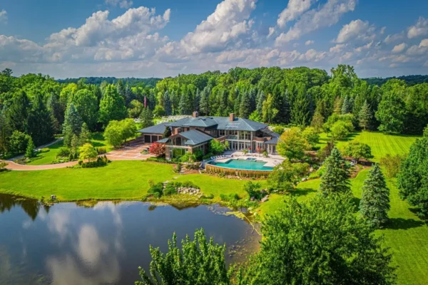 Beautiful W. Keith Owen-Designed Home in Michigan Listed for $9.5 Million
