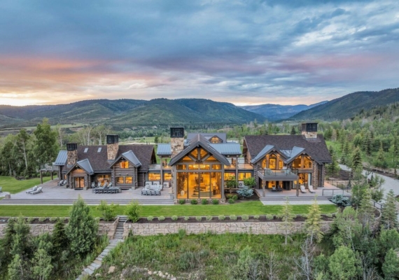 Newly Built Mountain Modern Estate in Utah: 50 Acres of Privacy and Sustainability for $18 Million