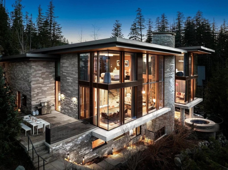 Spectacular Modern Residence with Majestic Mountain Vistas Hits the Market in Canada for C$15.8 Million