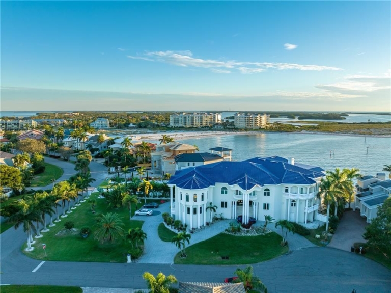 $11.9 Million Luxury Gulf-Front Estate in Tierra Verde with 88 Feet of Water Frontage and Stunning Sunset Views