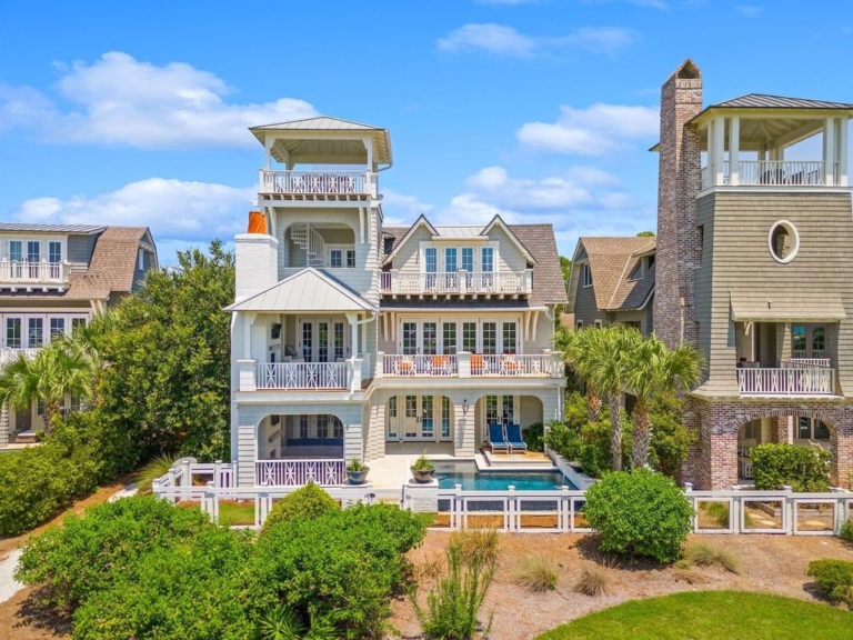 $8.8 Million Coastal Retreat with Gulf Views in WaterSound Beach, Inlet Beach