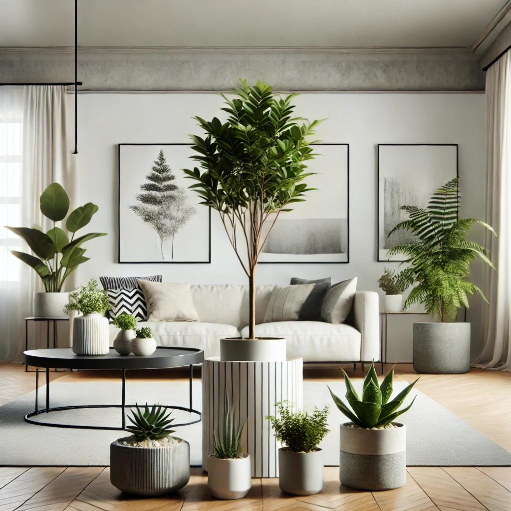 Adding plants can bring life and color to your living room, making it feel more welcoming and vibrant.