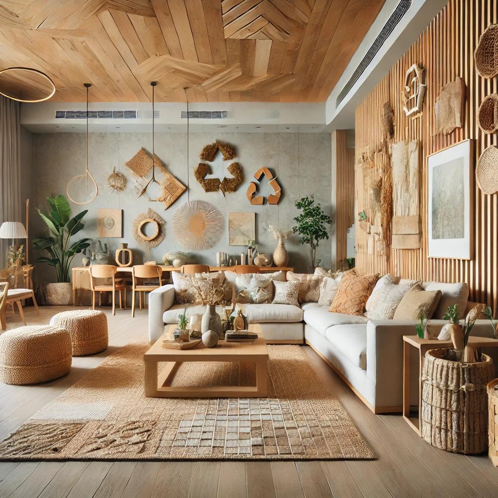 Sustainability continues to be a major trend in interior design. Eco-friendly materials and practices are not only good for the environment but also add a unique and natural touch to your home.