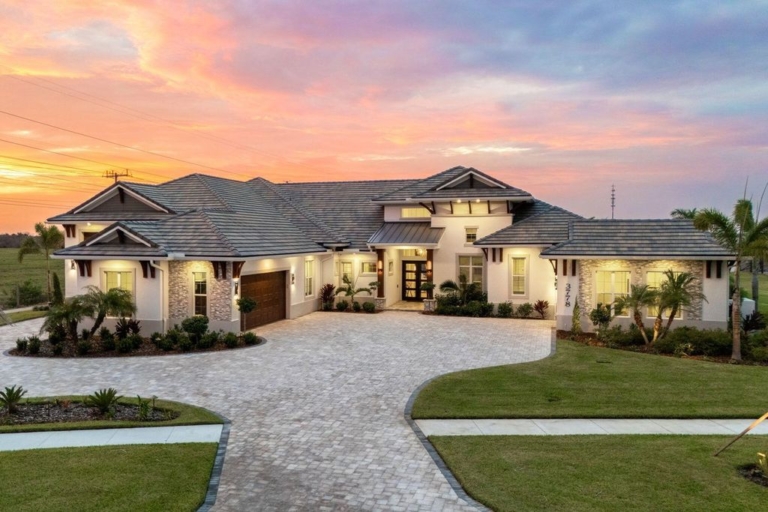 Exquisite Lakefront Estate with Private Casita and Saltwater Pool in Rockledge for $5.5 Million