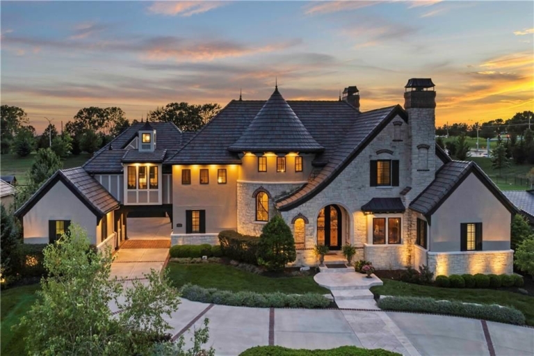 Kansas Luxury at Its Finest: The Interlachen, a French Country-Style Home by Larson Building Co. for $3,895,000