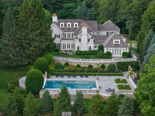 Massachusetts Estate with Showpiece Pool and Picturesque Grounds Listed for $14.9 Million