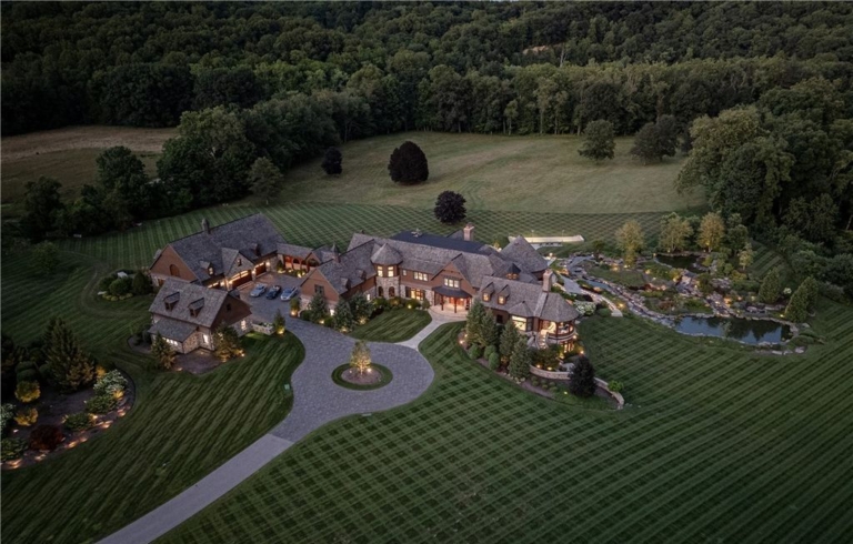 Masterpiece Estate in Ohio with Unique Amenities and Impeccable Craftsmanship Listed for $19,995,000